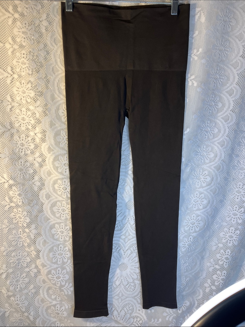Star by SPANX Brown High-Rise Compression Leggings NWOT XL